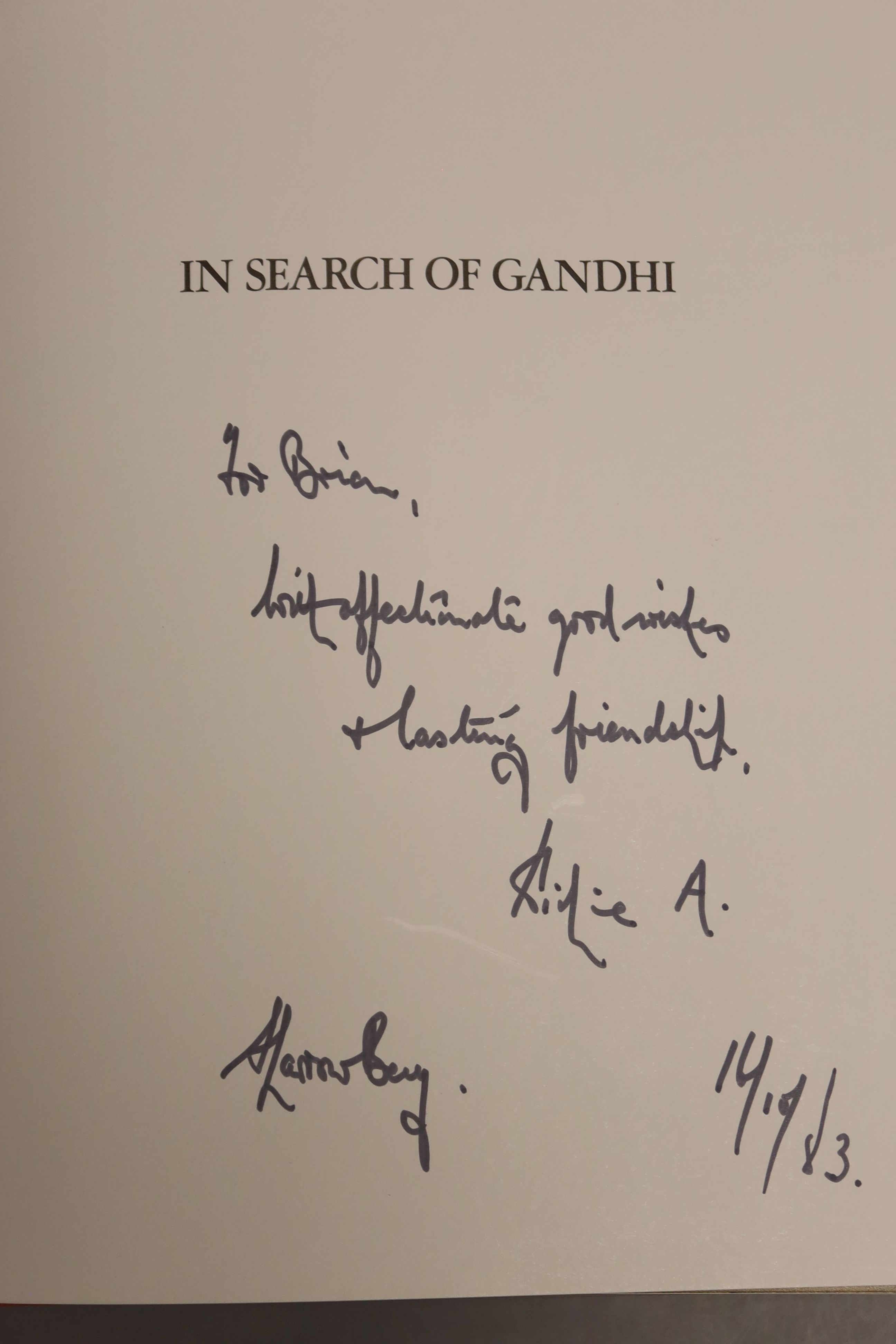 Attenborough, David – Life On Air, signed “to Jane, best wishes, David Attenborough”, 8vo (dj present) Domino / BBC (with details of the 2002 signing event)., Attenborough, David - The Life Of Mammals, 8vo, hardback, (dj